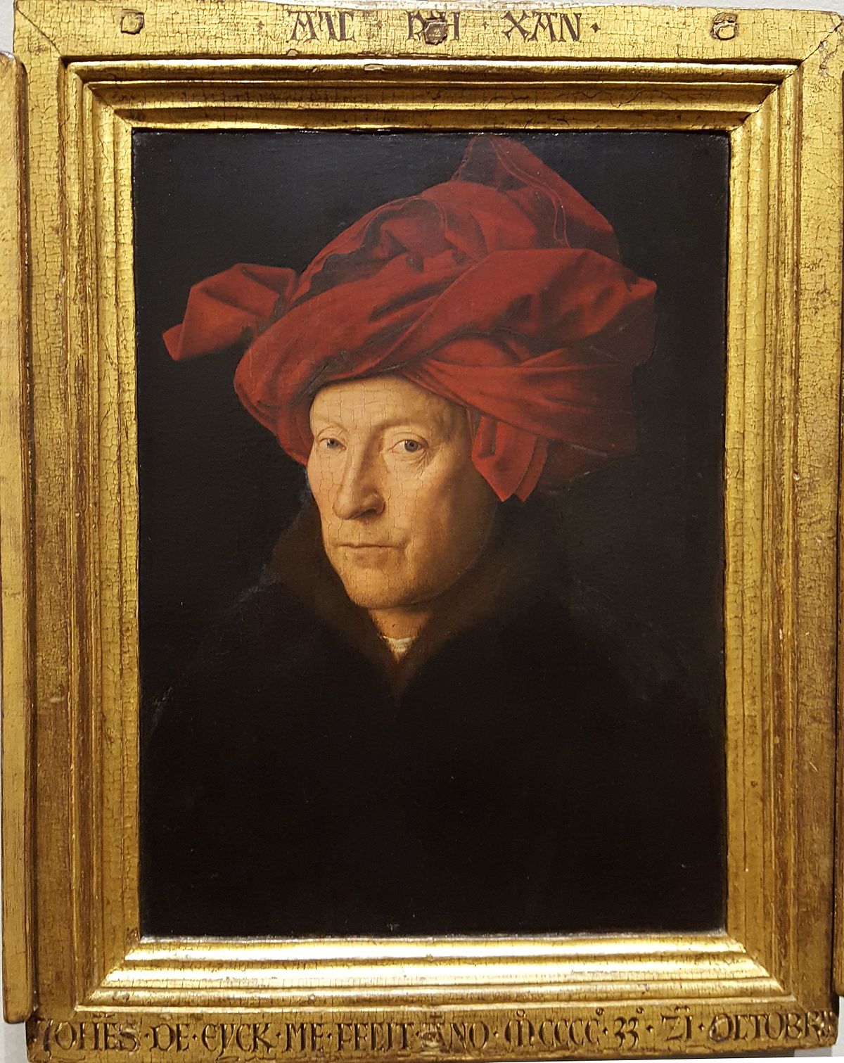 1: Portrait of a Man in a Red Turban by Jan Van Eyck (National Gallery – London)